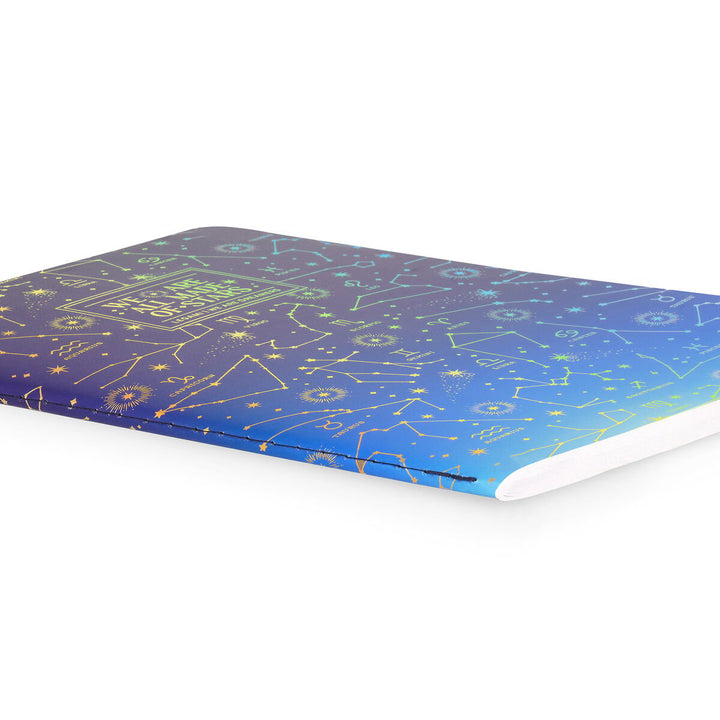 Cuaderno a Rayas A6 con Portada Rígida Ilustrada - Stars