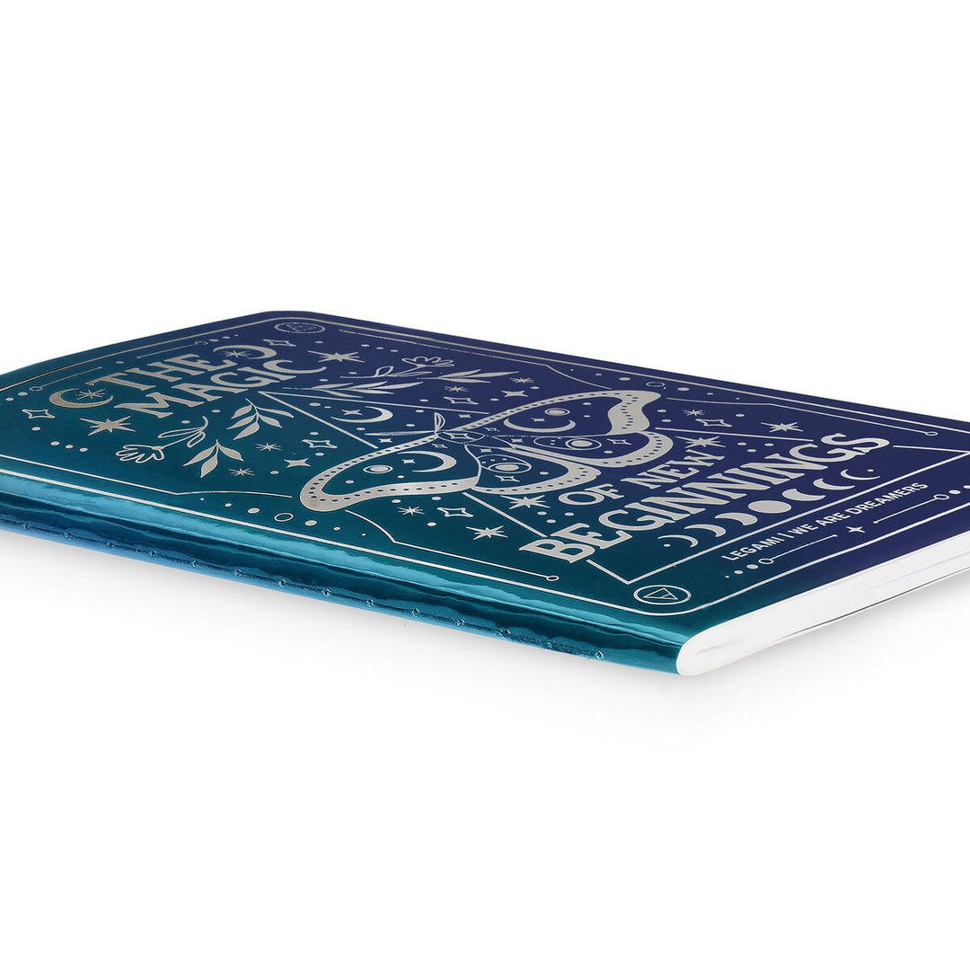 Cuaderno a Rayas A6 con Portada Rígida Ilustrada - Moth