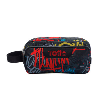 Estuche escolar eco-friendly tres compartimentos - Agapec