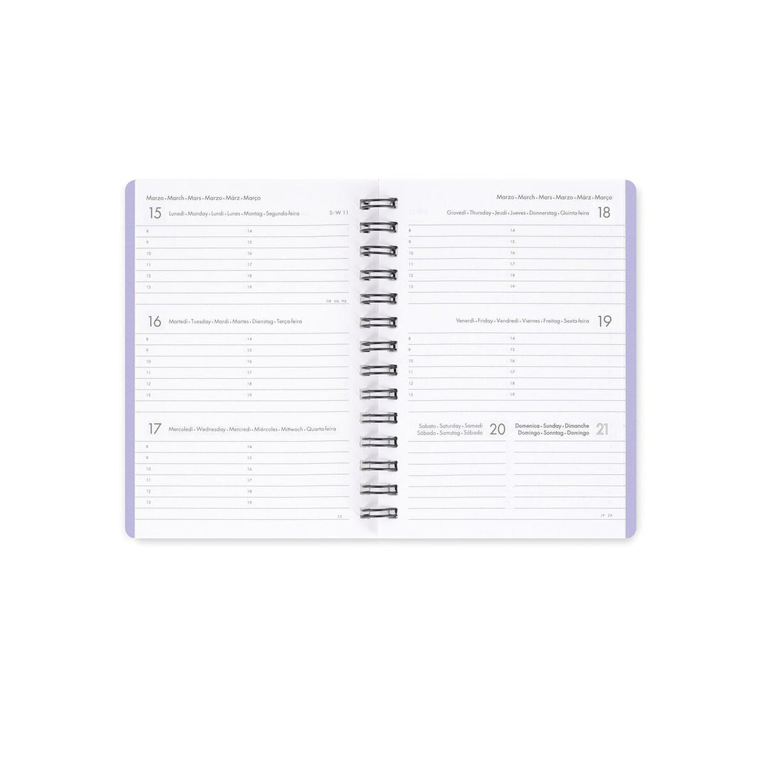 Agenda Semanal de 12 Meses Small Con Espiral 2027 - Daisy