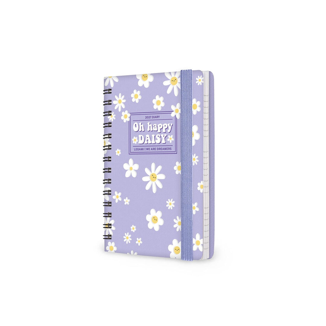 Agenda Semanal de 12 Meses Small Con Espiral 2027 - Daisy