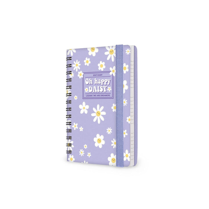 Agenda Semanal de 12 Meses Small Con Espiral 2027 - Daisy