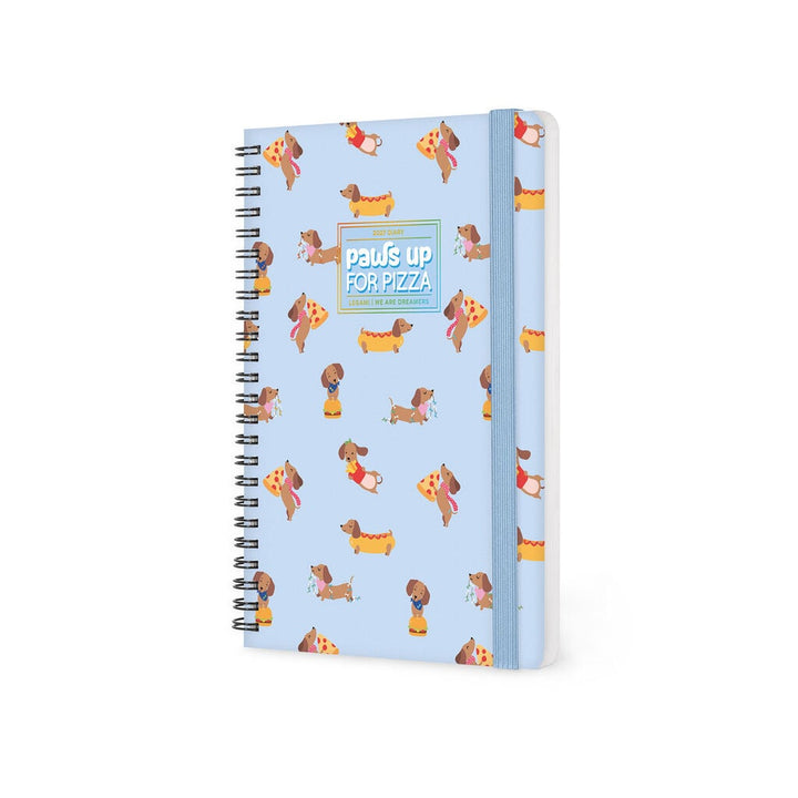 Agenda Semanal de 12 Meses Large con Espiral 2027 - Dachshund