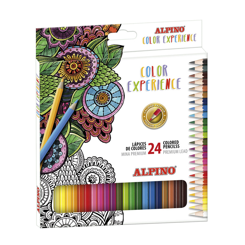Estuche 24 lápices color experience