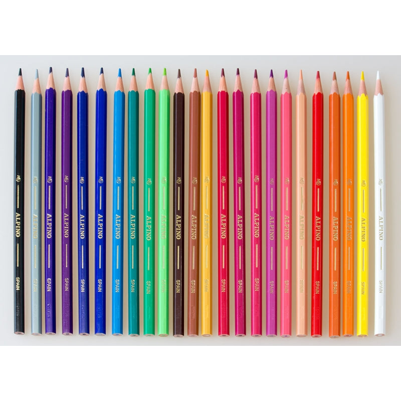 Estuche 24 lápices Alpino