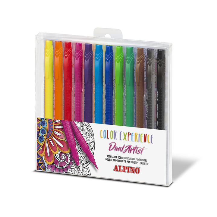 12 rotuladores Dual Artist Color Experience