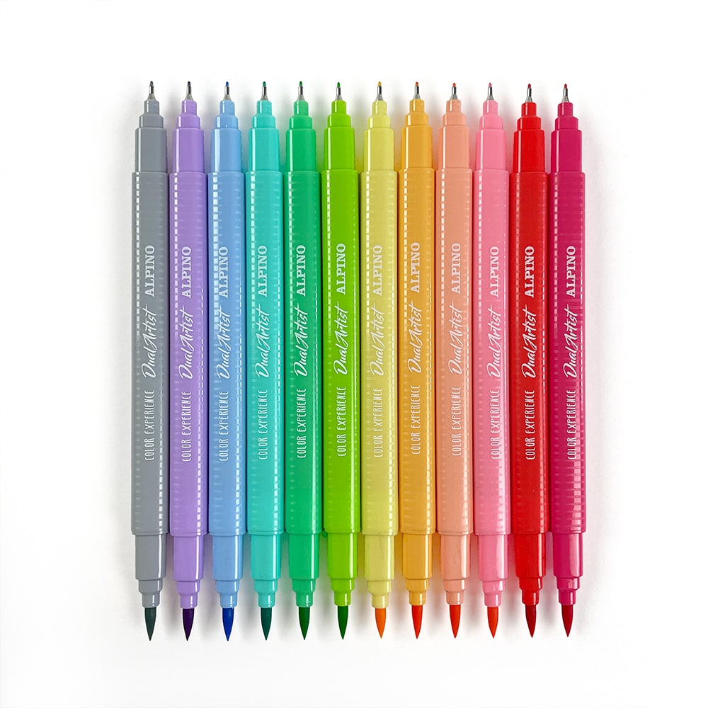 12 rotuladores Dual Artist Pastel Color Experience