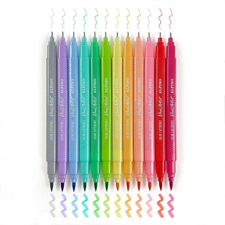 12 rotuladores Dual Artist Pastel Color Experience