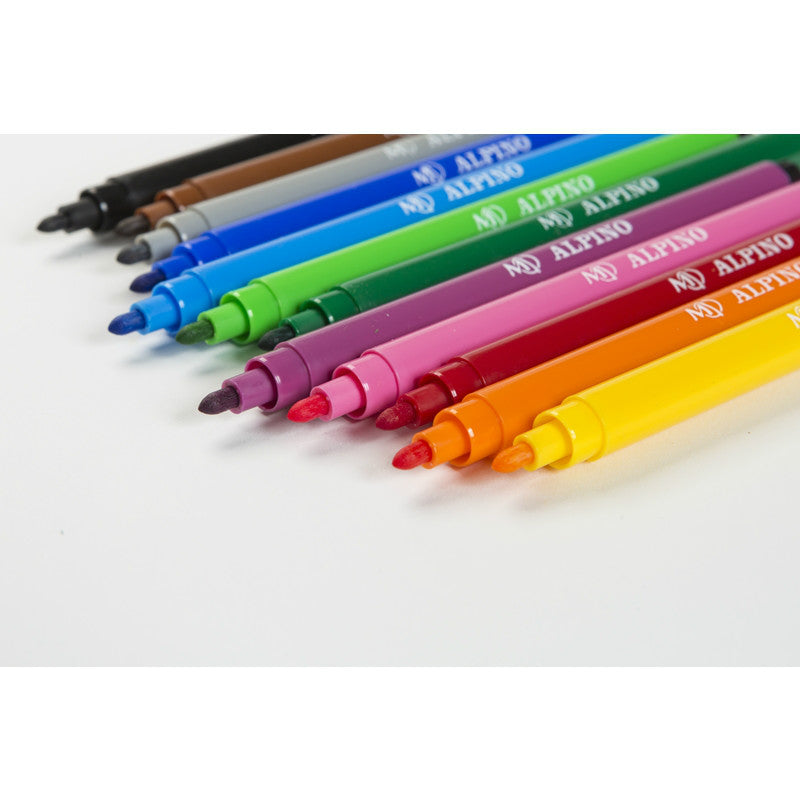 Estuche 24 rotuladores Standard Alpino