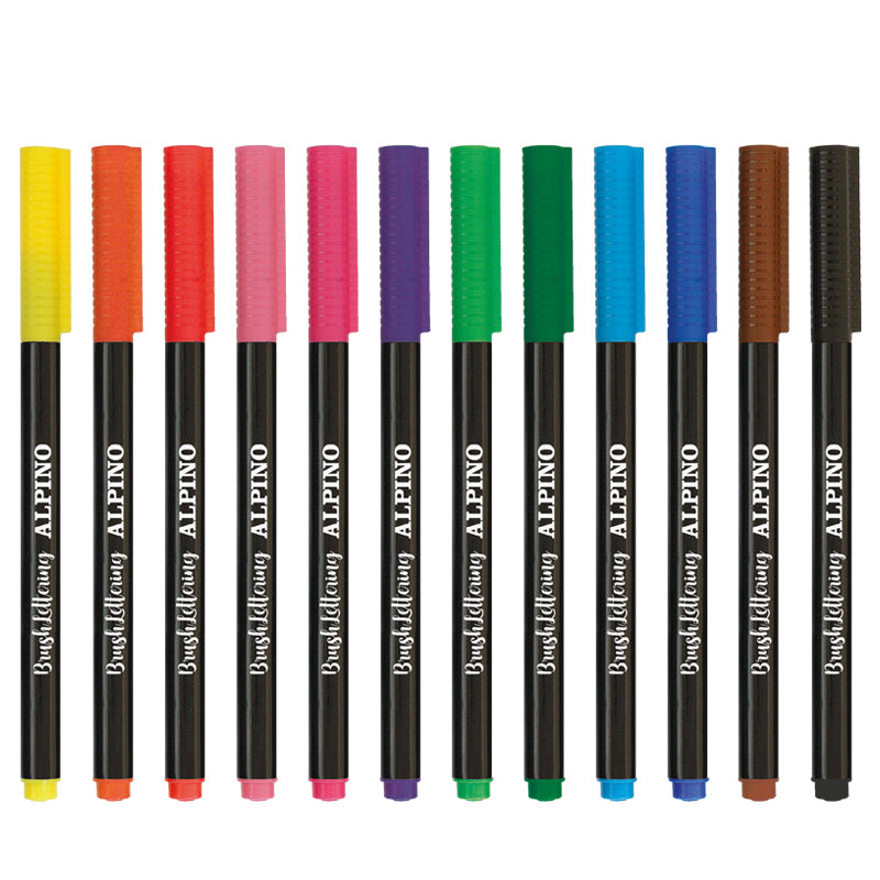 12 rotuladores Brush Lettering Color Experience