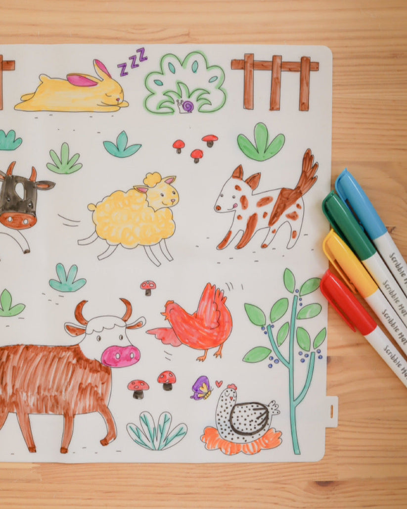 Scribble Mat "En la Granja"
