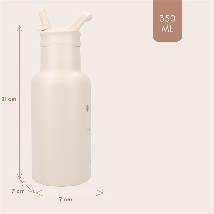 Botella 350 ml Beary Excited - beige