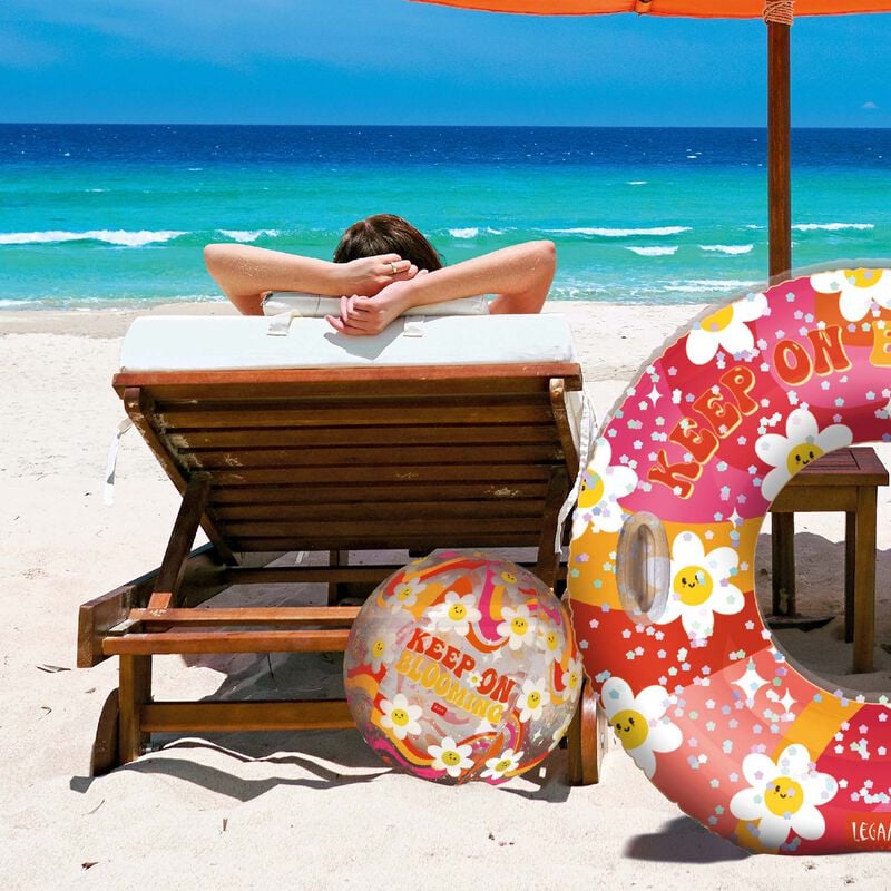 Pelota de Playa Inflable - Glitter Beach Ball - Daisy