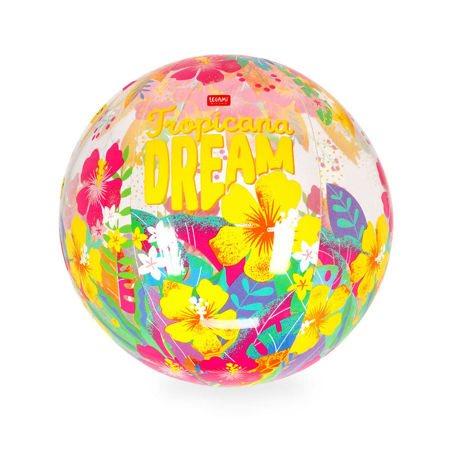 Pelota de playa con purpurina - pelota de playa inflable - Tropicana dream