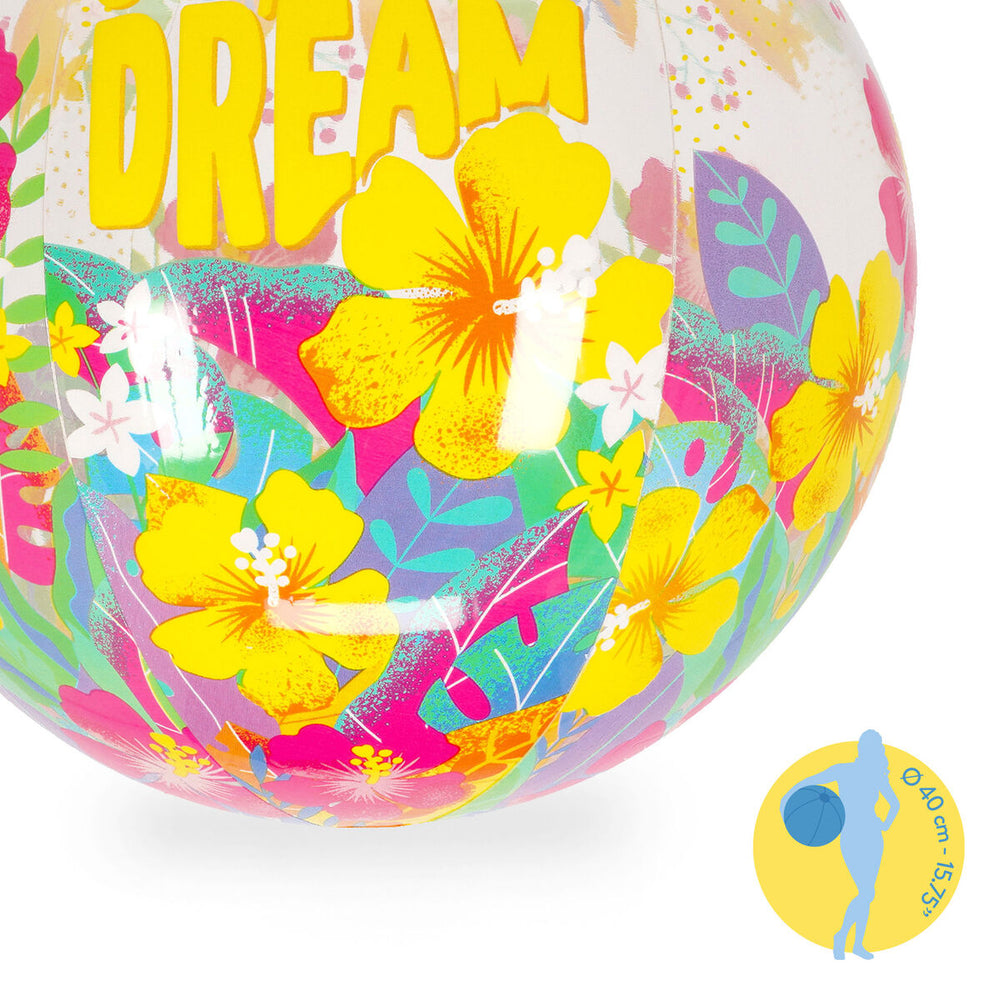 Pelota de playa con purpurina - pelota de playa inflable - Tropicana dream