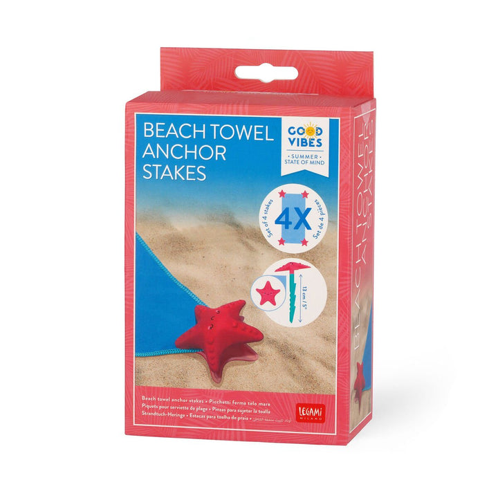 Set de 4 Pinzas para Sujetar la Toalla - Starfish