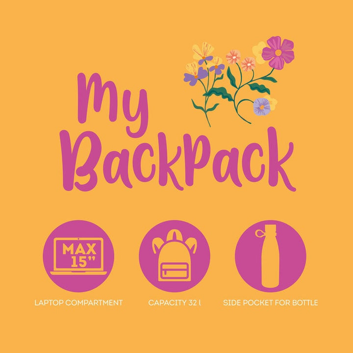 Mochila - My Backpack - Wildflowers