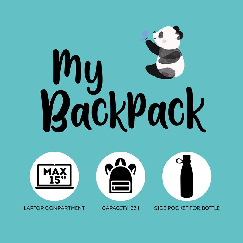 Mochila - my Backpack - Panda