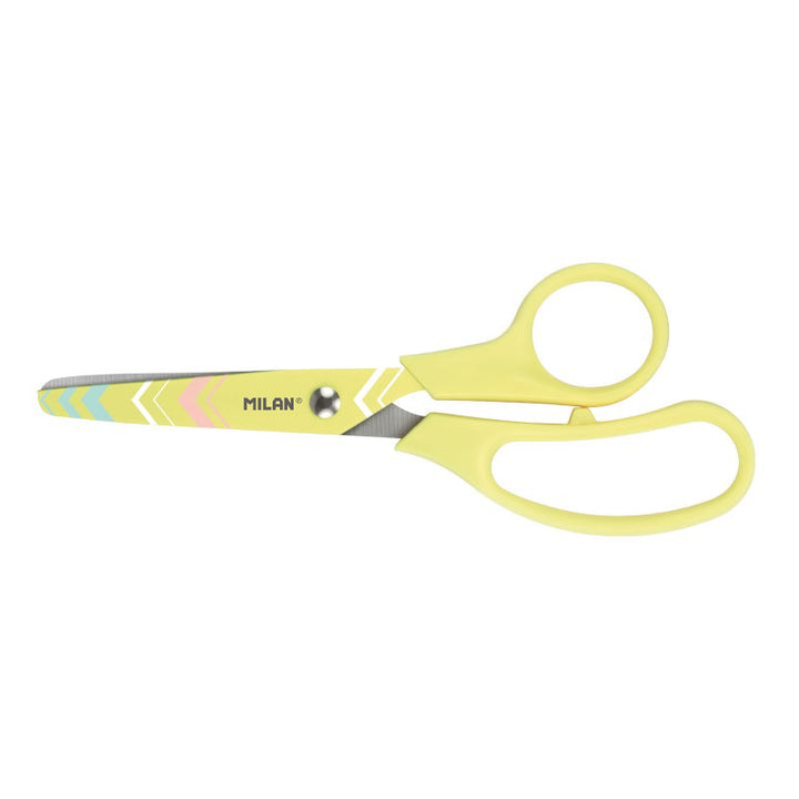 Blíster tijeras Basic serie Pastel, amarillo