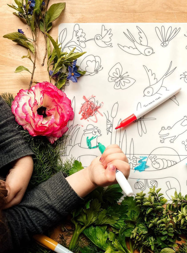 Scribble Mat "En el Jardín"
