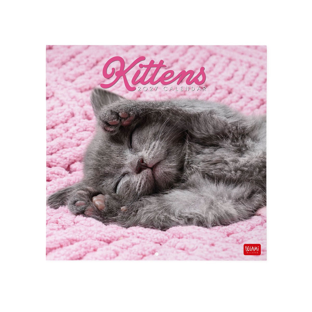 Calendario de Pared 2027 - 30 x 29 cm - Kittens