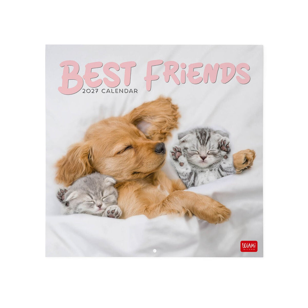 Calendario de Pared 2027 - 30 x 29 cm - Best Friends