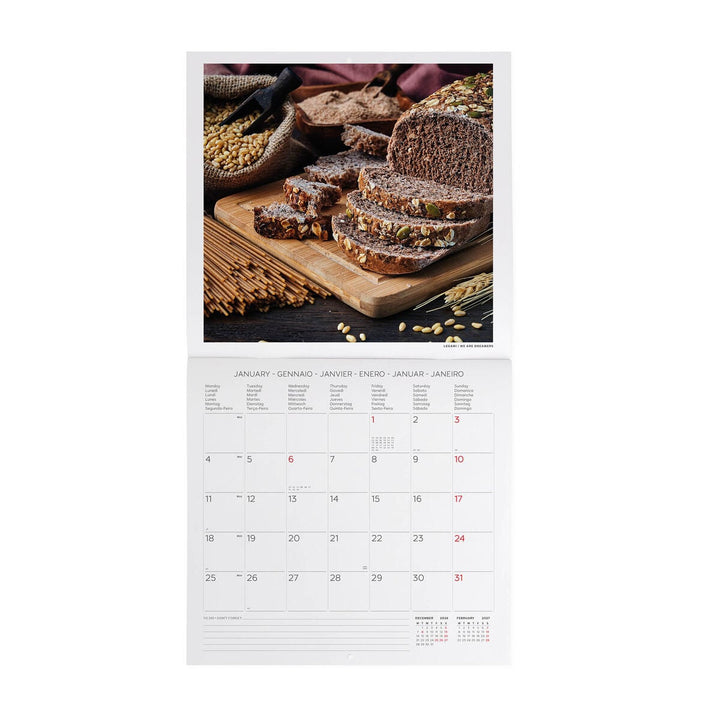 Calendario de Pared 2027 - 30 x 29 cm - Kitchen