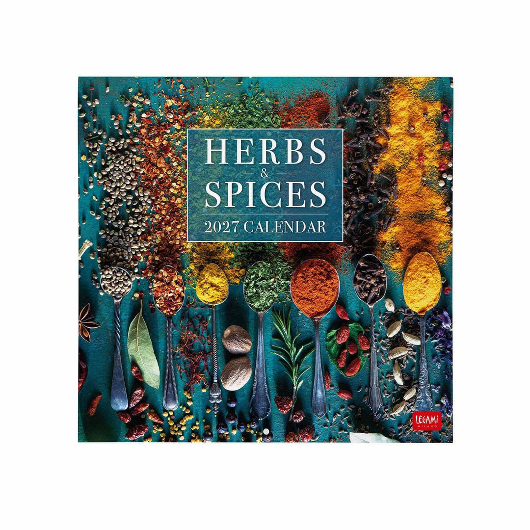 Calendario de Pared 2027 - 30 x 29 cm - Herbs & Spices
