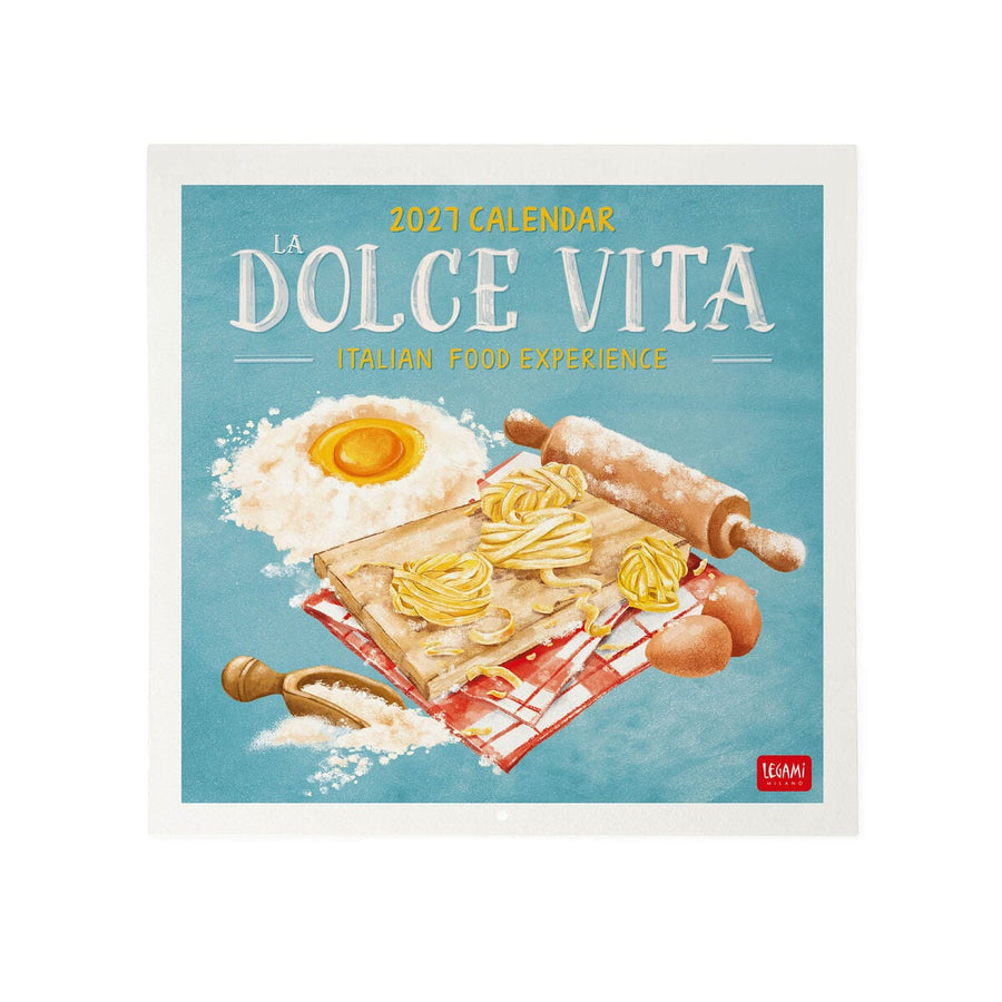 Calendario de Pared 2027 - 30 x 29 cm - La Dolce Vita