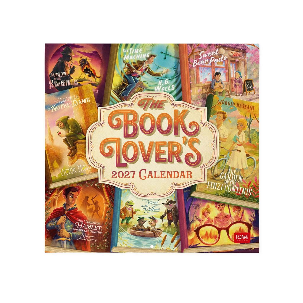 Calendario de Pared 2027 - 30 x 29 cm - Book Lover's