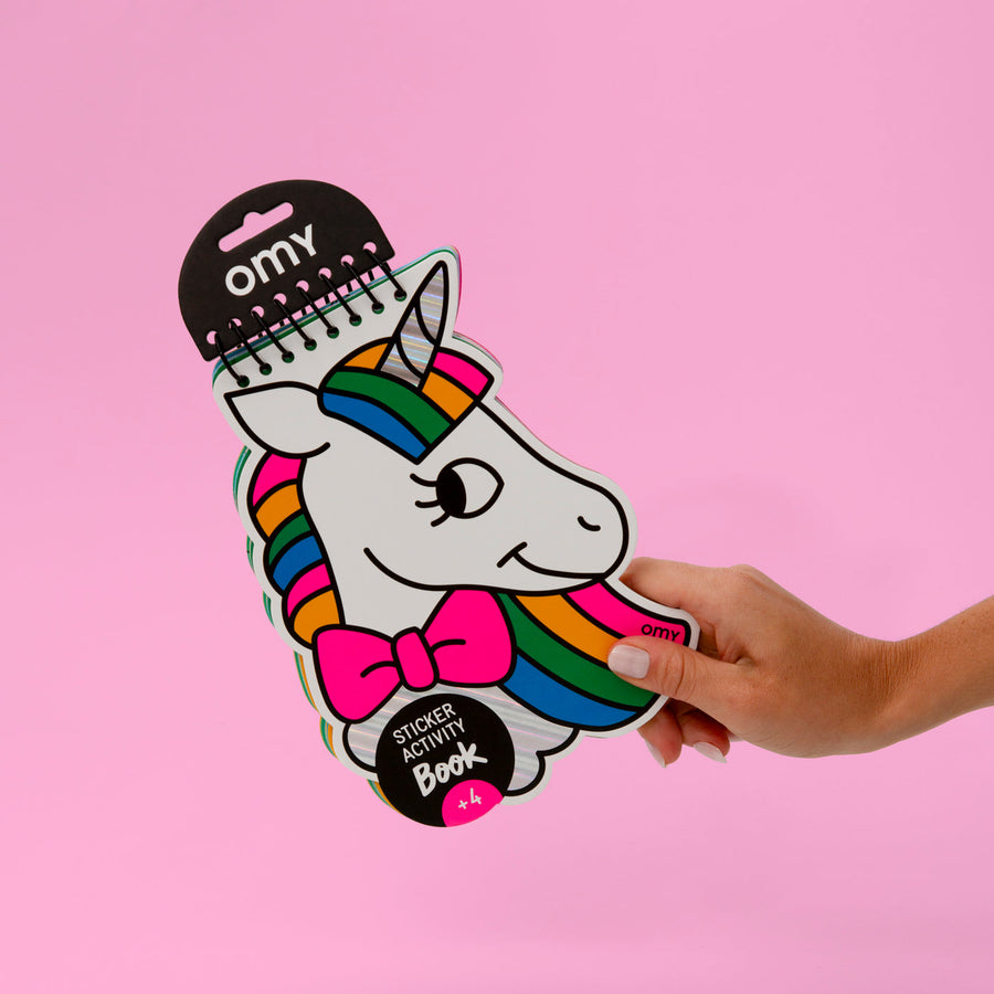 Libreta De Pegatinas Unicornio