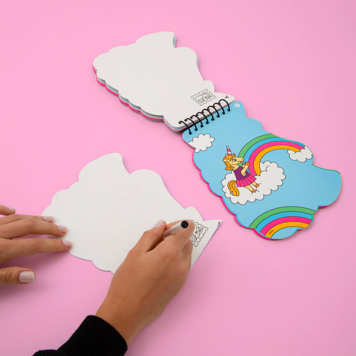 Libreta De Pegatinas Unicornio