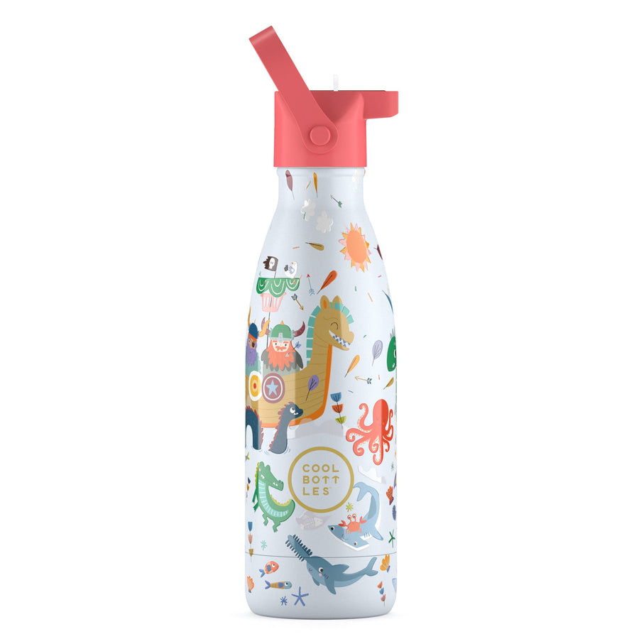 The bottles kids - Botella de agua para niños 350 ml - Brave Vikings