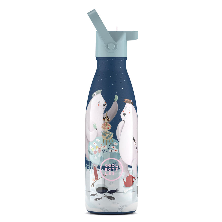 The bottles kids - Botella de agua para niños 350 ml - Polar Bears