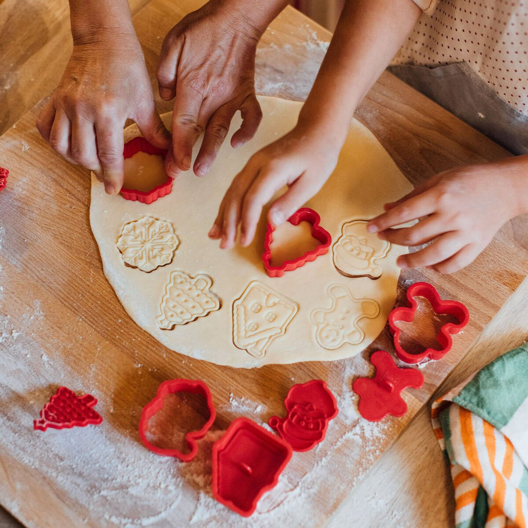 Set de 5 Moldes para Galletas con Sello - Christmas - Cookie Time