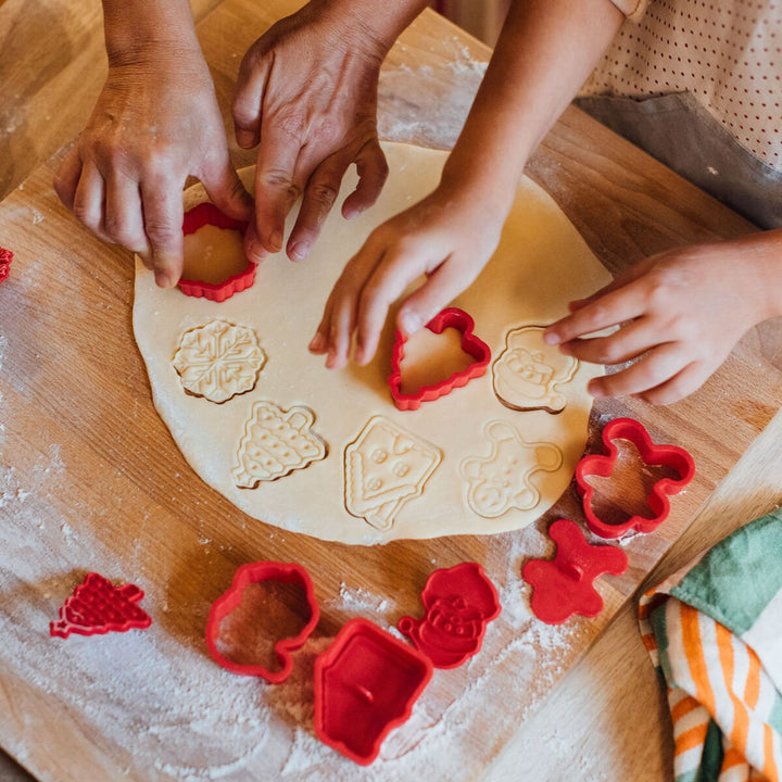 Set de 5 Moldes para Galletas con Sello - Christmas - Cookie Time