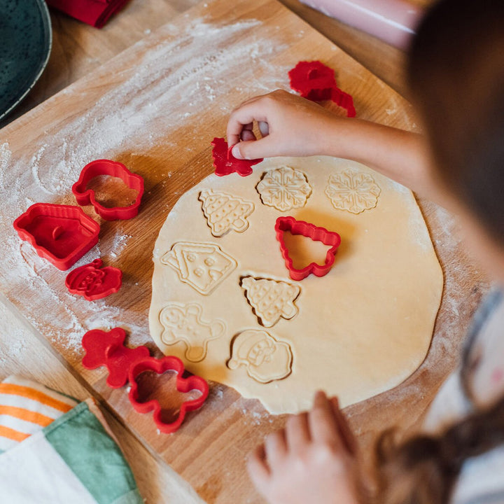 Set de 5 Moldes para Galletas con Sello - Christmas - Cookie Time
