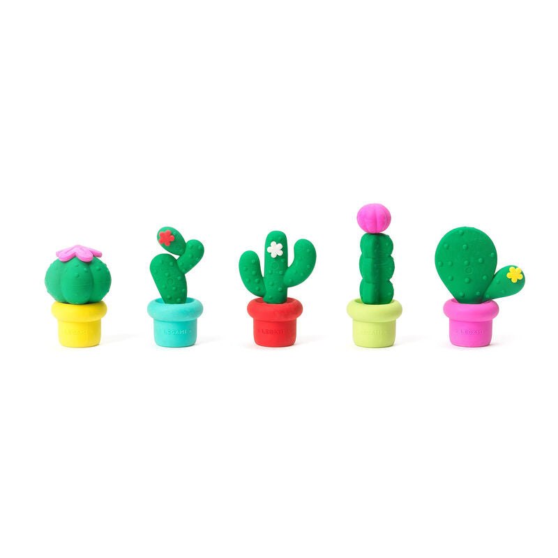 Set de 5 Gomas Perfumadas - Free Hugs - cactus