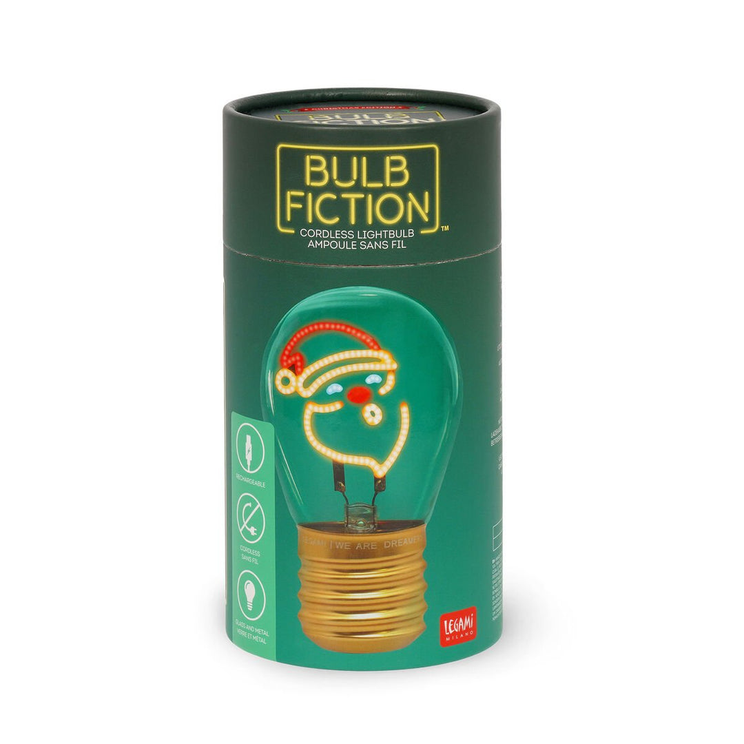 Lámpara Decorativa de Mesa en Forma de Bombilla - Santa Claus - Bulb Fiction