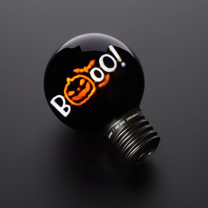 Lámpara Decorativa de Mesa en Forma de Bombilla - Pumpkin Booo - Bulb Fiction