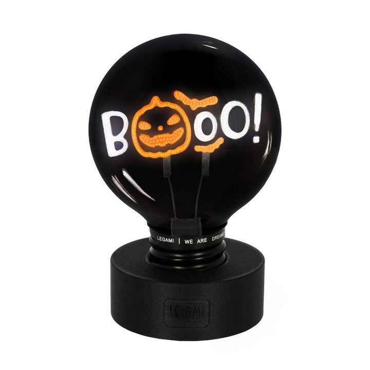 Lámpara Decorativa de Mesa en Forma de Bombilla - Pumpkin Booo - Bulb Fiction