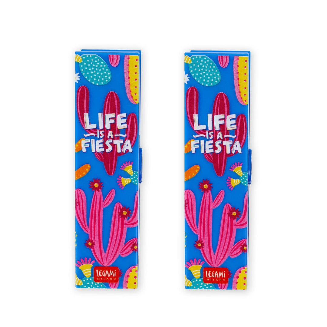 Set de 2 pinzas para sujetar la toalla - Cactus
