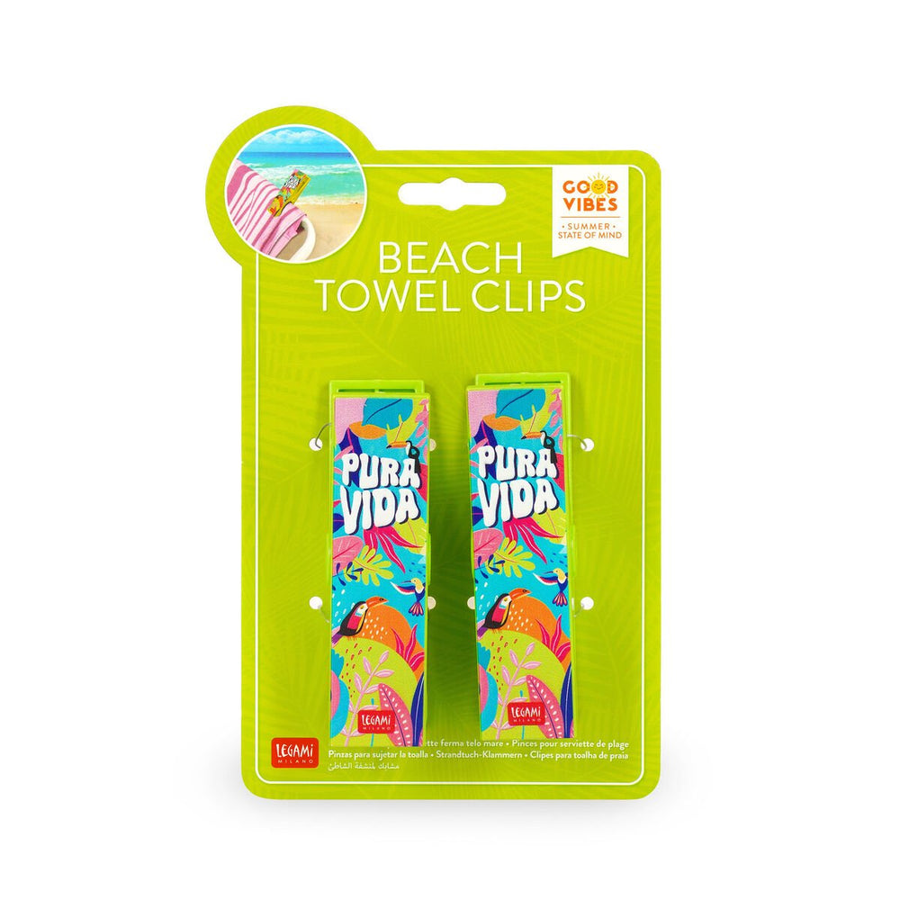 Pinzas para toallas de playa - Pura Vida