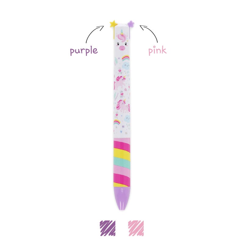 Bolígrafo de dos colores - Click & Clack - Unicorn