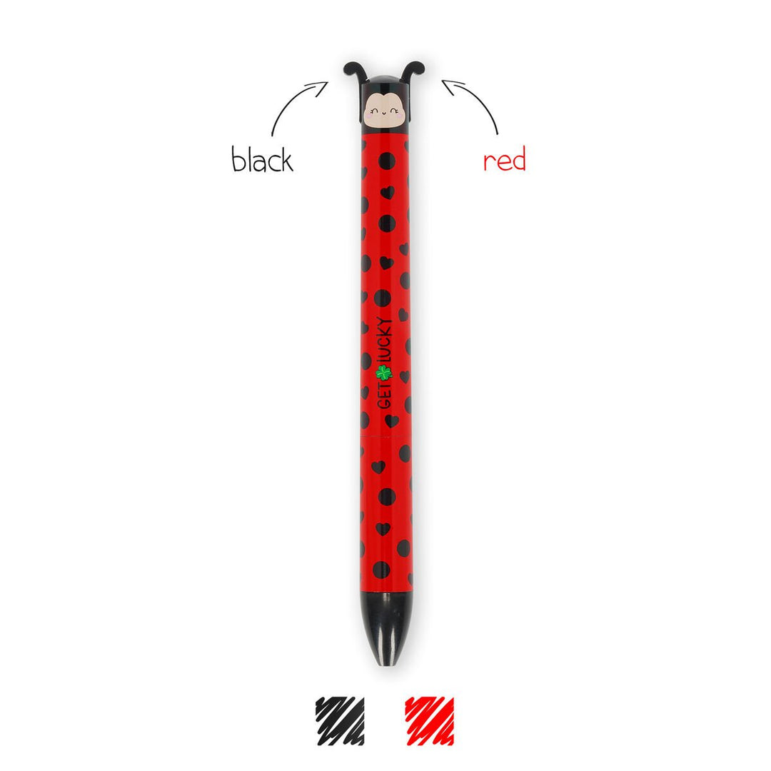 Bolígrafo de Dos Colores Ladybug - Click&Clack