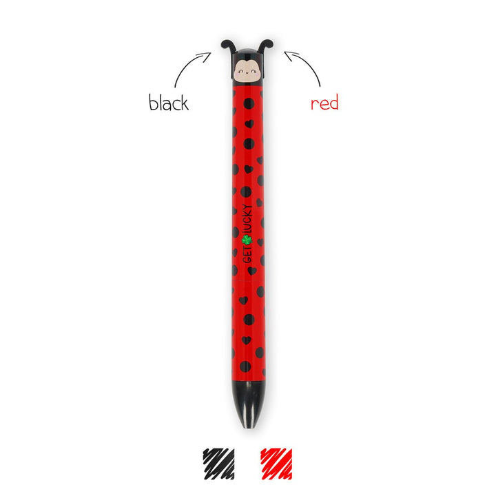 Bolígrafo de Dos Colores Ladybug - Click&Clack