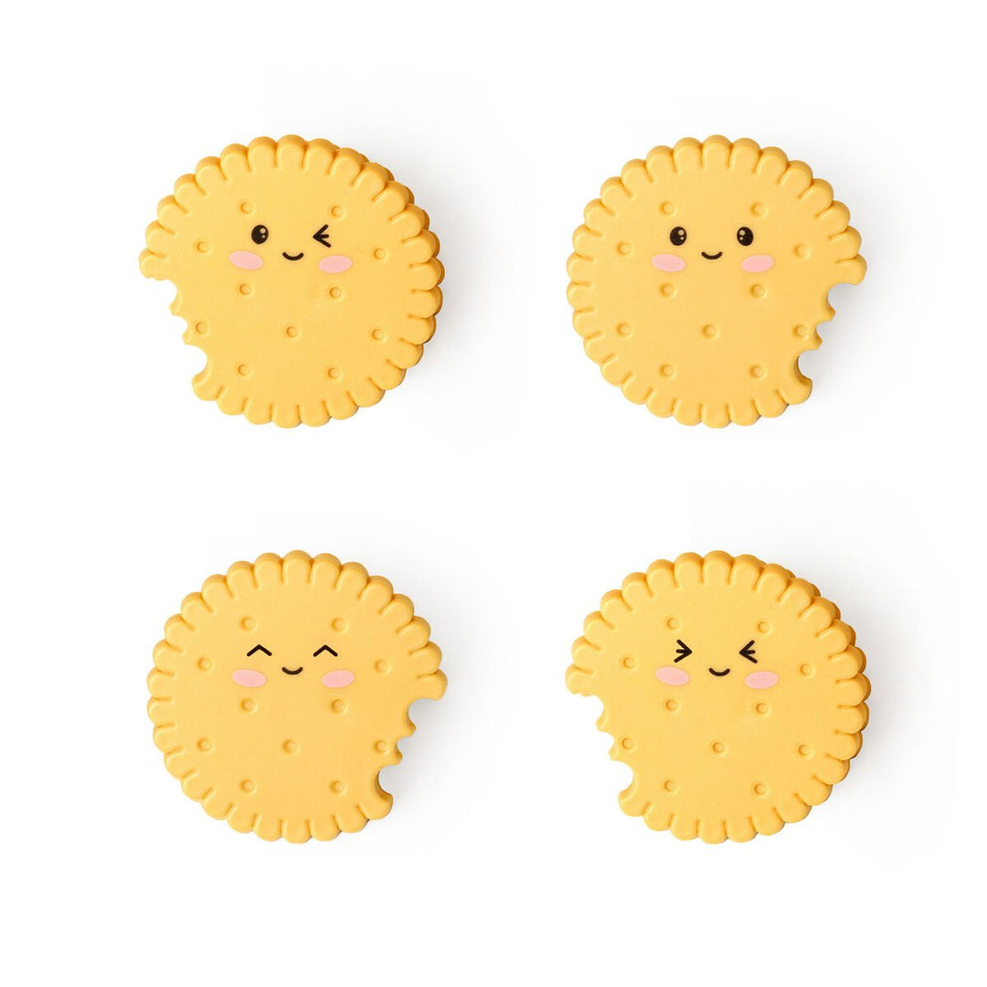 Set de 4 Pinzas para Cerrar Paquetes - Cookie - Bag Clips