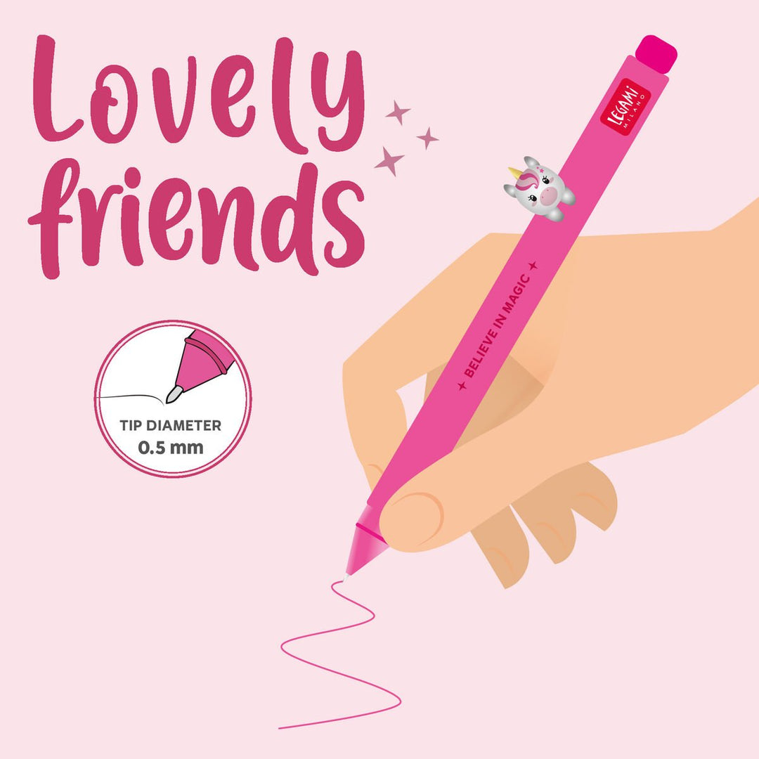 Bolígrafo de Gel - Lovely Friends - Unicorn
