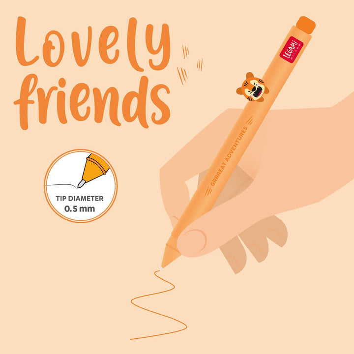 Bolígrafo de Gel - Lovely friends - Tiger