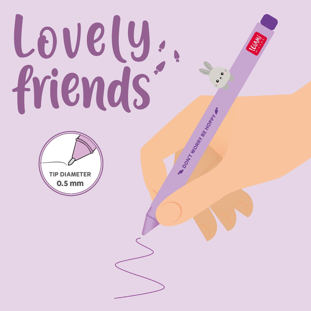 Bolígrafo de Gel - Lovely friends - BunnyBolígrafo de gel - Lovely friends - Dino